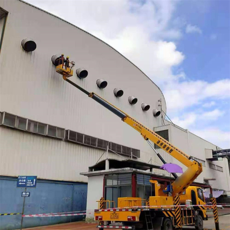 蓬莱镇高空作业车出租服务：专业广告牌安装解决方案